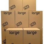 StorePAK Große Aufbewahrungsboxen – Archivkartons mit Griffen – 116 Liter – 100% recycelbar – H55 x B46 x T46 cm (10 Stück)  