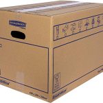 Bankers Box 6208301 Packung mit 10 Kartons, 43 x 30 x 25 cm, mit Griffen für Umzug, Aufbewahrung und Transport, robust, einfacher verstärkter Kanal (Größe M) 32 Liter  